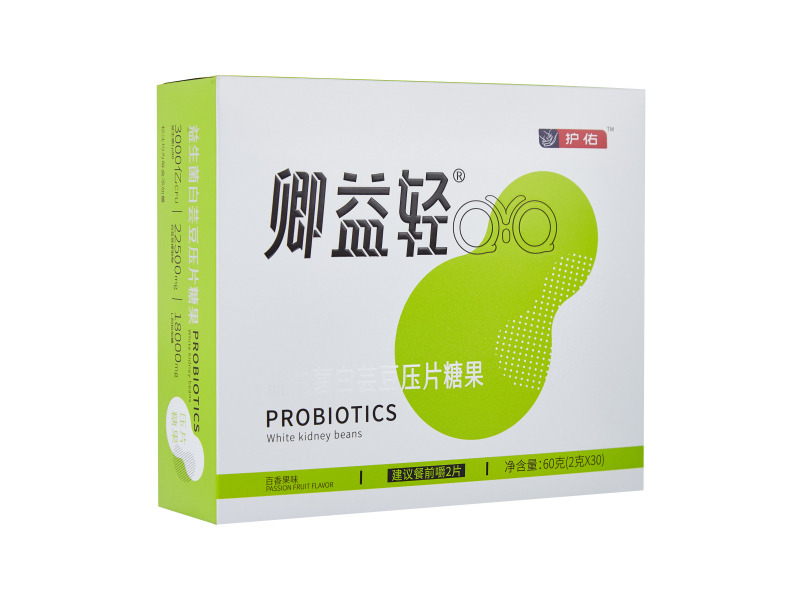 卿益輕<sup>?</sup>益生菌白蕓豆壓片糖果